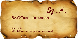 Számel Artemon névjegykártya